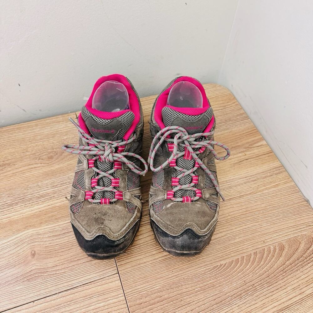 Bearpaw Women's Olympus Hiker shoes Gray And Pink Size 8 - Picture 4 of 11